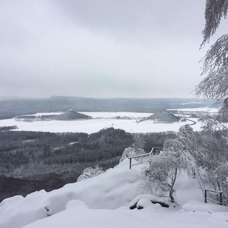 Gasthaus & Pension Zirkelstein Schöna 外观 照片